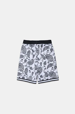 Short en molleton motif bandana Arsenic junior