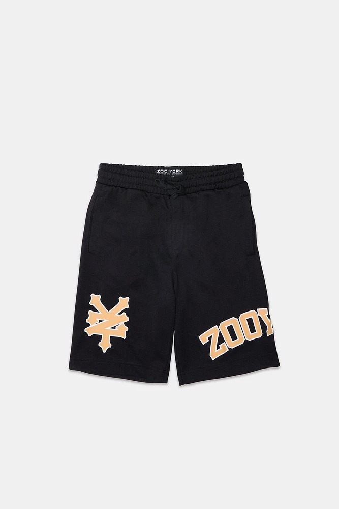 Short en maille imprimé logo Zoo York junior