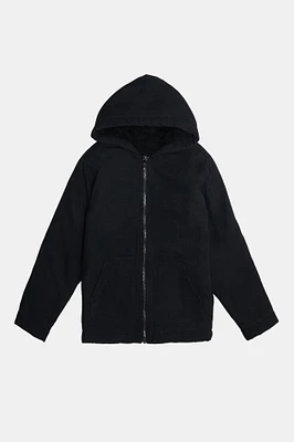 Arsenic Youth Sherpa Lined Twill Jacket