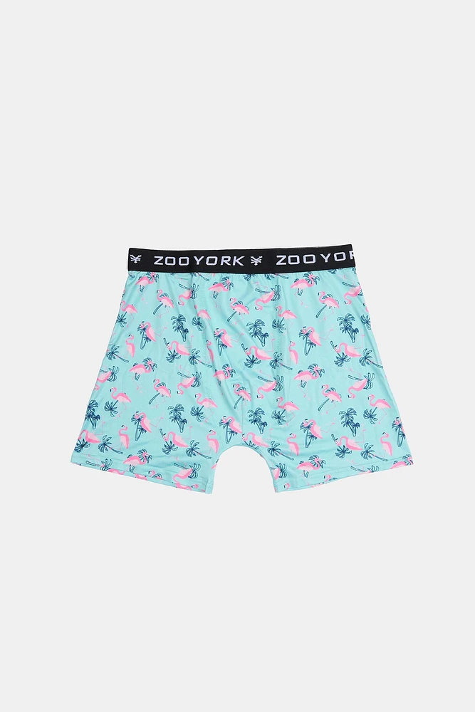 Zoo York Youth Pink Flamingo Print Boxer Brief