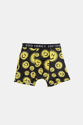 Zoo York Youth Smiley Print Boxer Brief