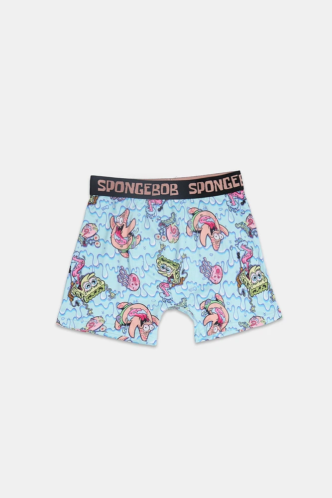 Youth SpongeBob SquarePants Allover Print Boxer Brief