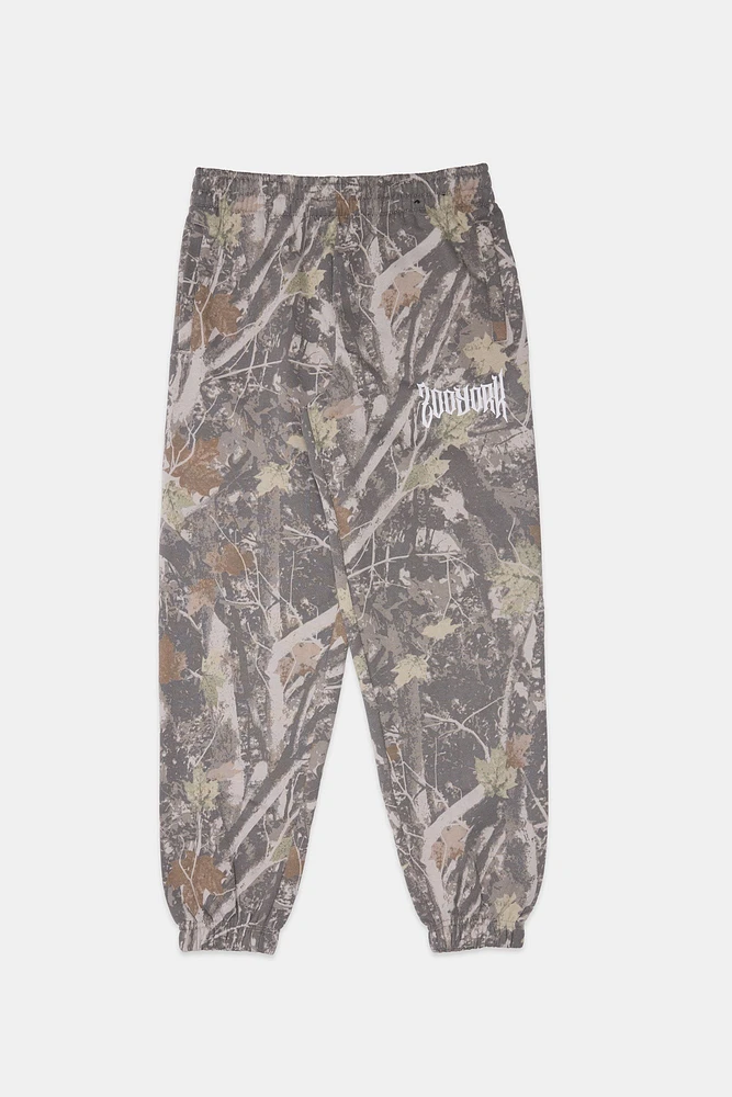 Jogger en molleton camouflage arbres Zoo York junior