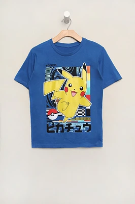 T-Shirt Imprimé Pikachu Pokémon Junior