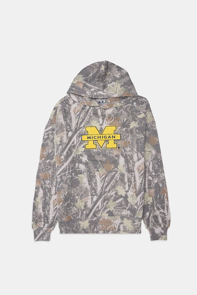 Mens Michigan Tree Camo Hoodie