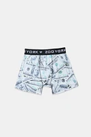 Boxer imprimé dollars Zoo York junior