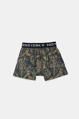 Boxer imprimé camouflage foncé Zoo York junior