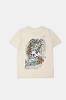 T-shirt imprimé crâne tatouage Arsenic junior