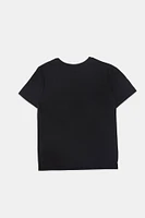 T-shirt imprimé dragon et tigre Arsenic junior