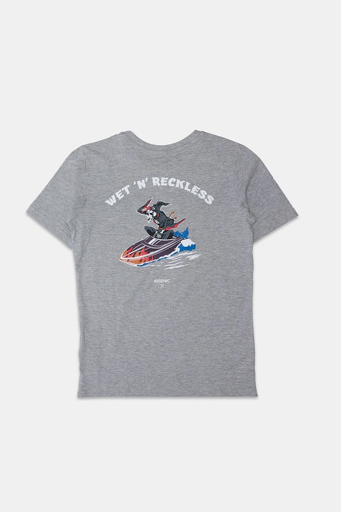 T-shirt imprimé Wet n' Reckless Arsenic junior