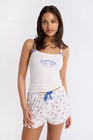 Cinnamoroll 2-Piece Pajama Tank Top & Shorts Set