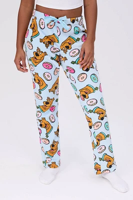 Scooby Doo Printed Plush Pajama Bottoms