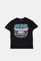 Aerosmith Boyfriend Puff Graphic Tee