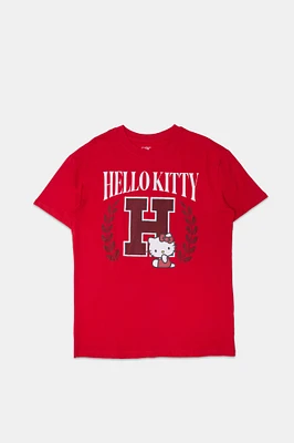 Hello Kitty H Flocking Boyfriend Tee