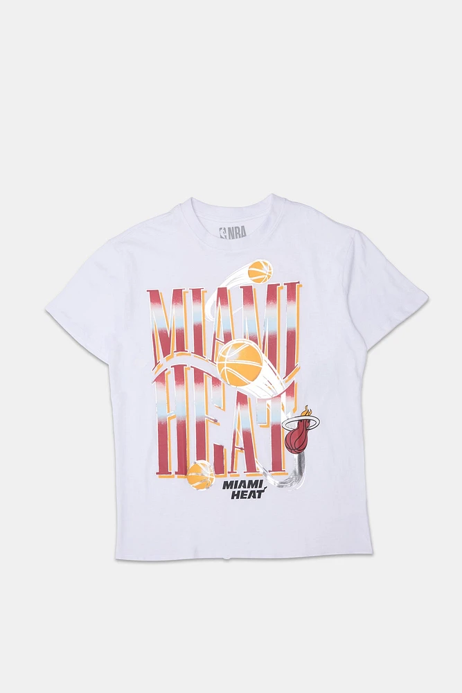 Miami Heat Foil Boyfriend Tee