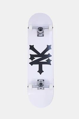 Skateboard imprimé logo noir Zoo York 8"