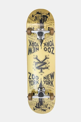 Zoo York Gold Mirrored Skateboard 8"