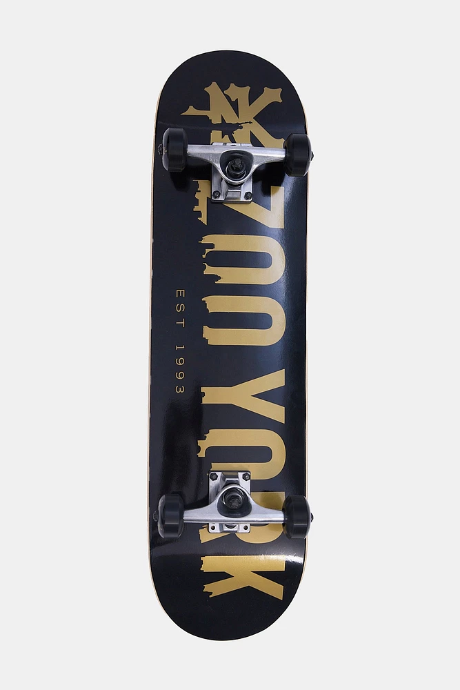 Skateboard imprimé ville logo de Zoo York 8"