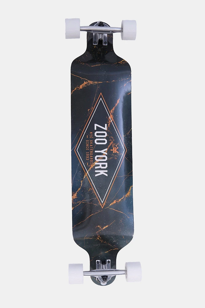 Longboard imprimé marbre orangé Zoo York 40"