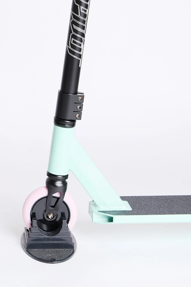 Trottinette X-Ride sarcelle pastel et rose Pivot