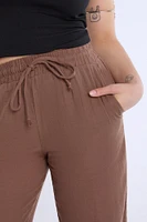 Wide Leg Cotton Pant