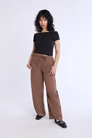 Wide Leg Cotton Pant