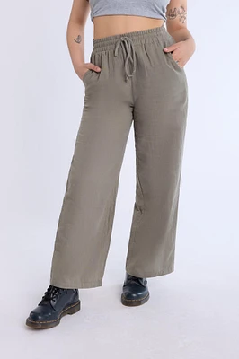 Wide Leg Cotton Pant