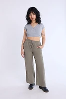 Wide Leg Cotton Pant
