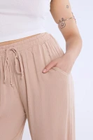 Wide Leg Pant With Drawstring