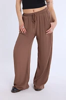 Wide Leg Pant With Drawstring