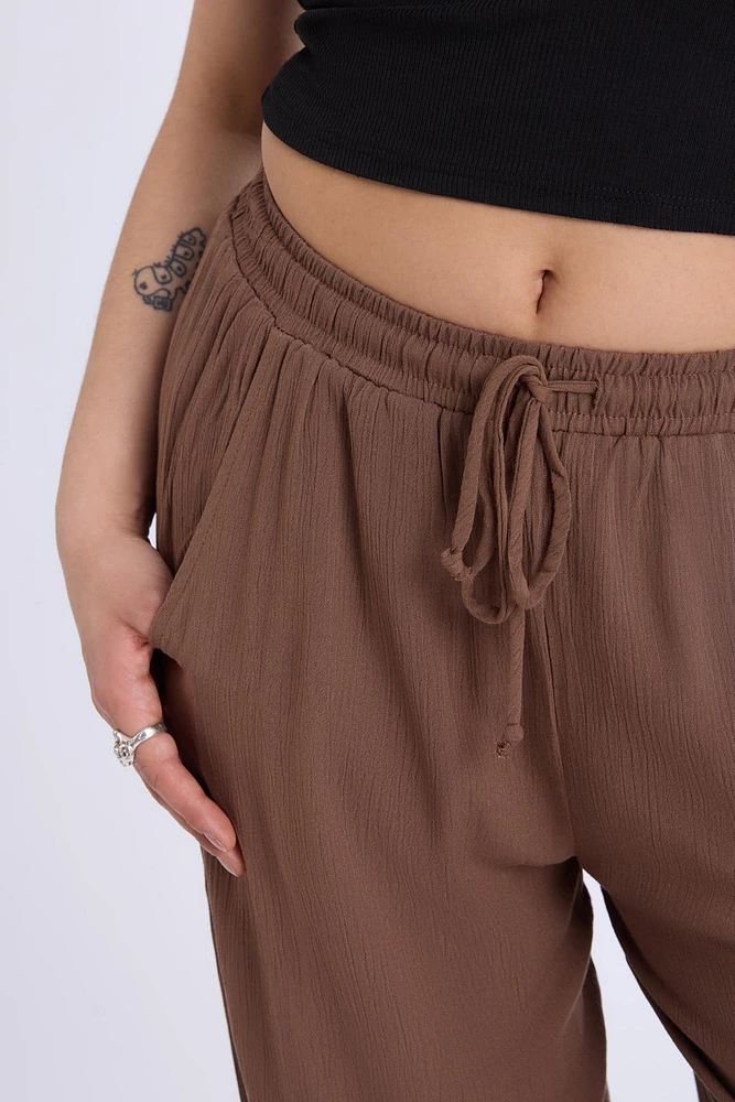 Wide Leg Pant With Drawstring