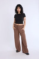 Wide Leg Pant With Drawstring