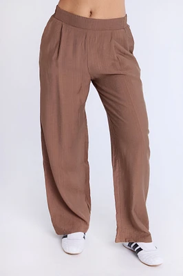 Pantalon à jambes larges