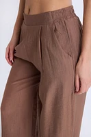 Pantalon à jambes larges