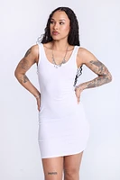 Sleeveless Ribbed Dress