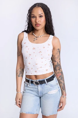 Floral Print Tank Top