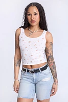 Floral Print Tank Top