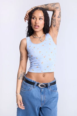 Floral Print Tank Top