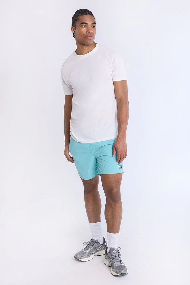 Mens AERO Nylon Kickback Shorts 6.5"