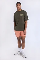 Mens AERO Nylon Kickback Shorts 6.5"