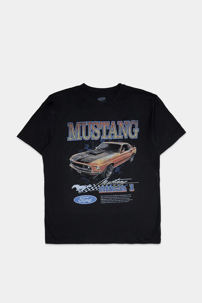 Mens Ford Mustang Graphic T-Shirt