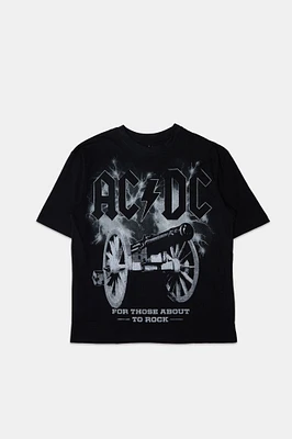 T-shirt surdimensionné imprimé AC/DC homme