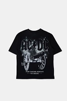 T-shirt surdimensionné imprimé AC/DC homme