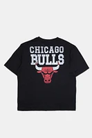 T-shirt imprimé logo Chicago Bulls homme
