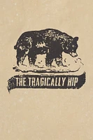 T-shirt délavé à l'acide imprimé Tragically Hip homme