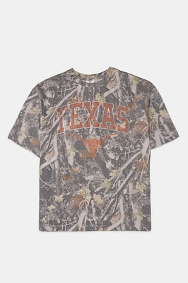 Mens Texas Longhorns Tree Camo T-Shirt