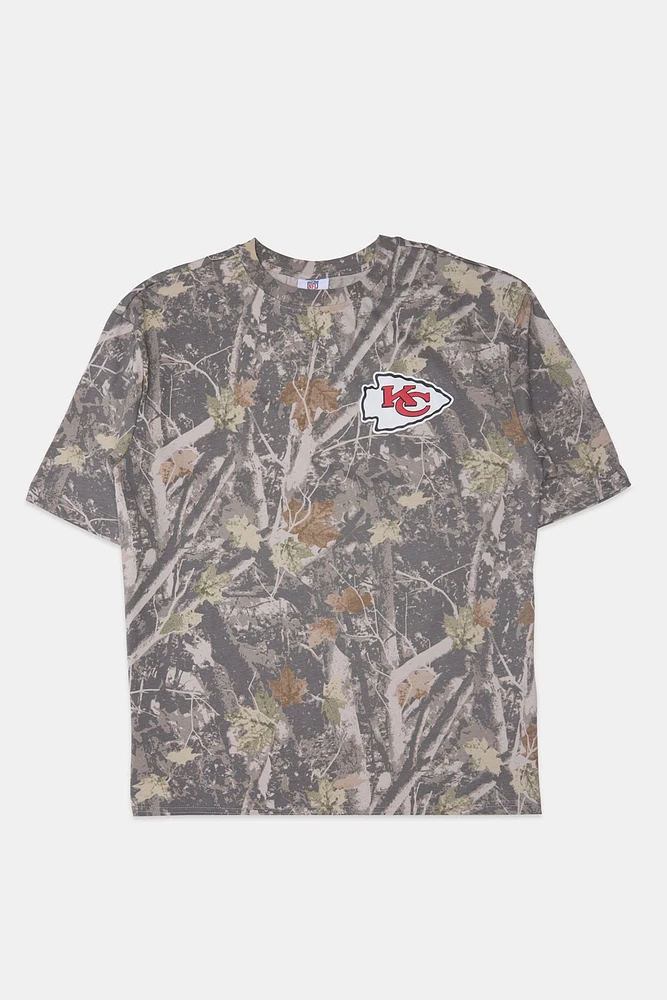 T-shirt camouflage arbres imprimé Kansas City Chiefs homme