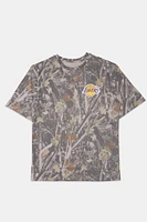 T-shirt camouflage arbres imprimé LA Lakers homme