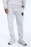 Jogger en molleton gris chiné Toronto Raptors homme