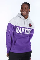 Mens Toronto Raptors Colour Block Hoodie